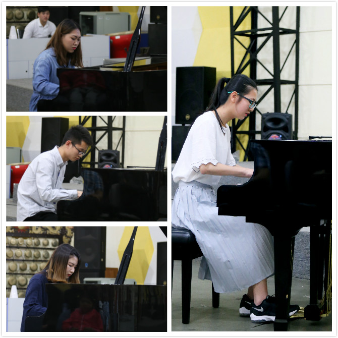 学生们进行精彩的钢琴演奏
